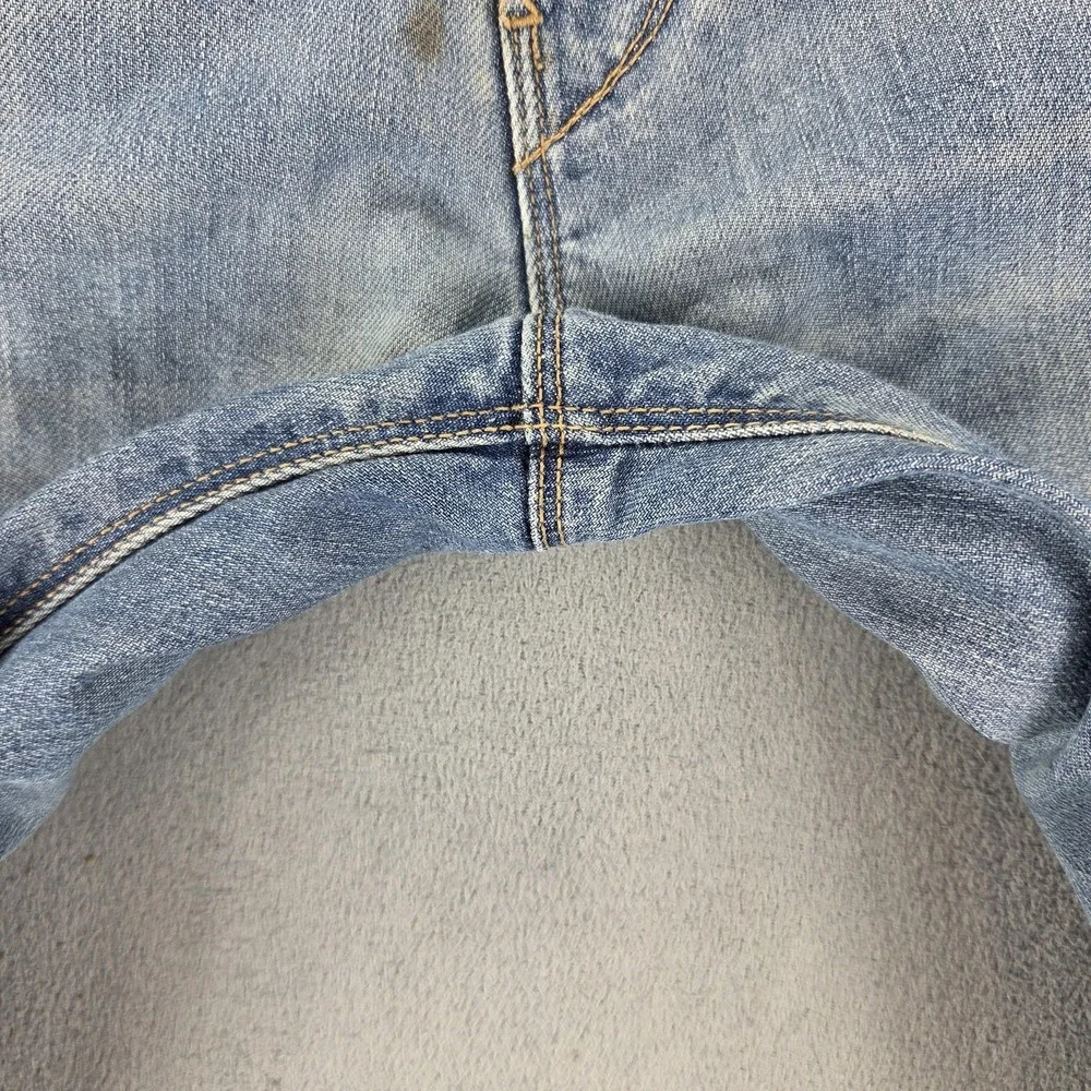 Vintage Levis Engineered Jeans 10th Anniversary Altered‎ Hem Stains Fits 30x27